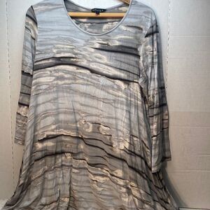 dunia L Tunic Gray Tones